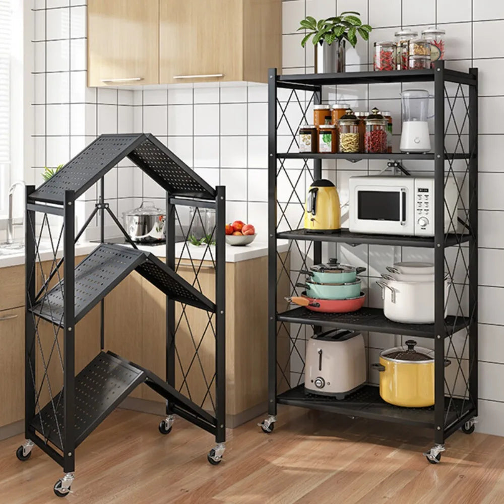 FlexiRack™ – L'Étagère Pliable qui S'adapte à Votre Vie