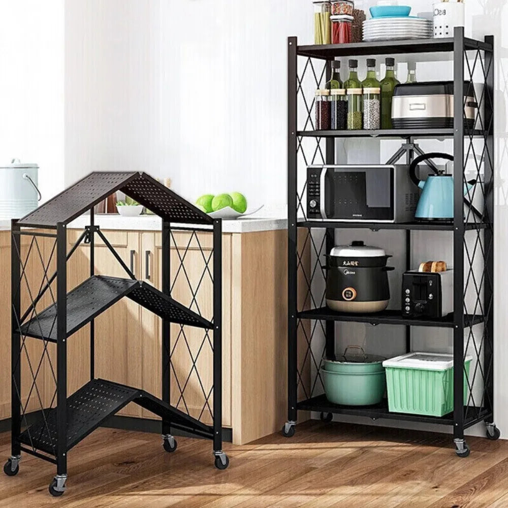 FlexiRack™ – L'Étagère Pliable qui S'adapte à Votre Vie
