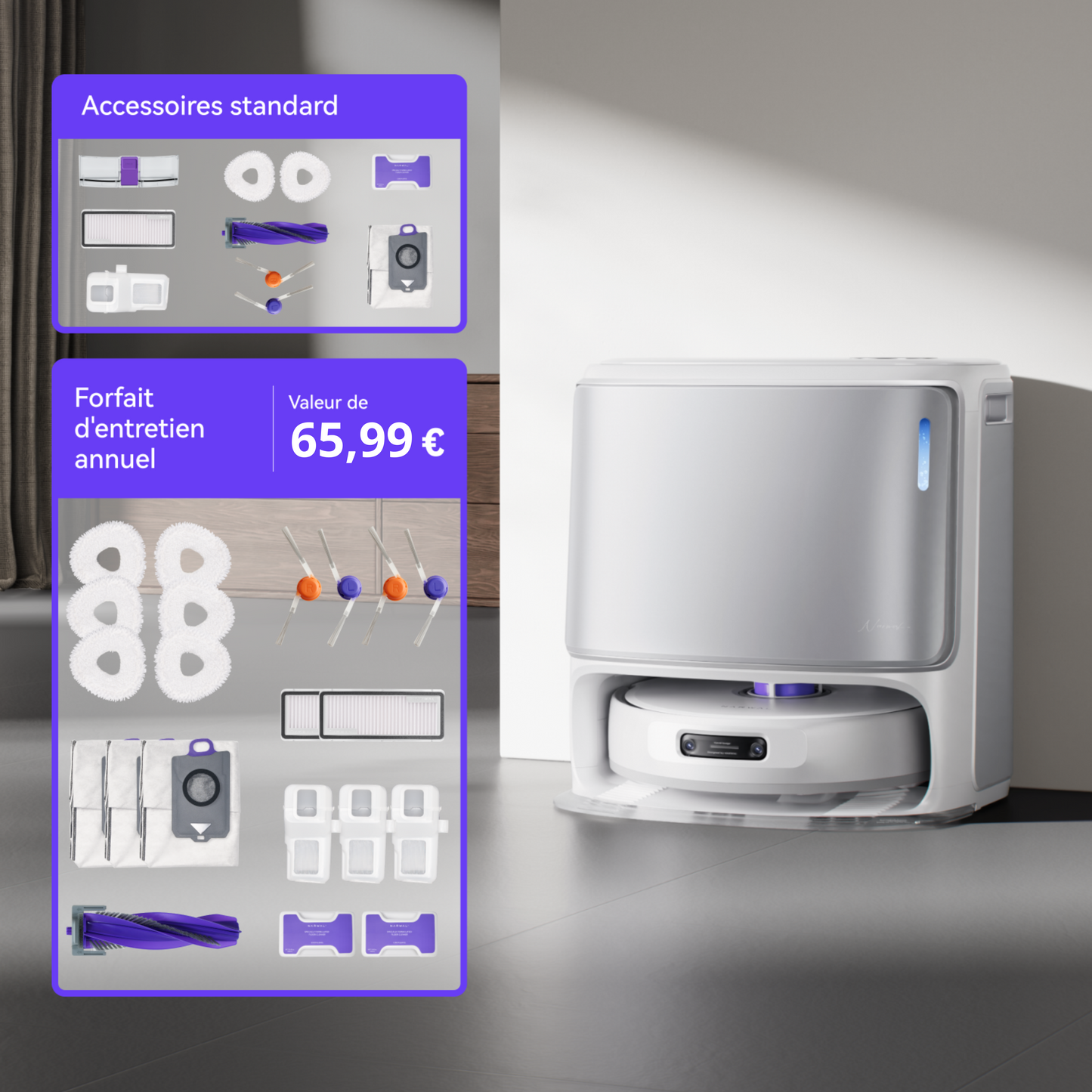 La Maison+ Freo Z10 Ultra Aspirateur Robot Laveur