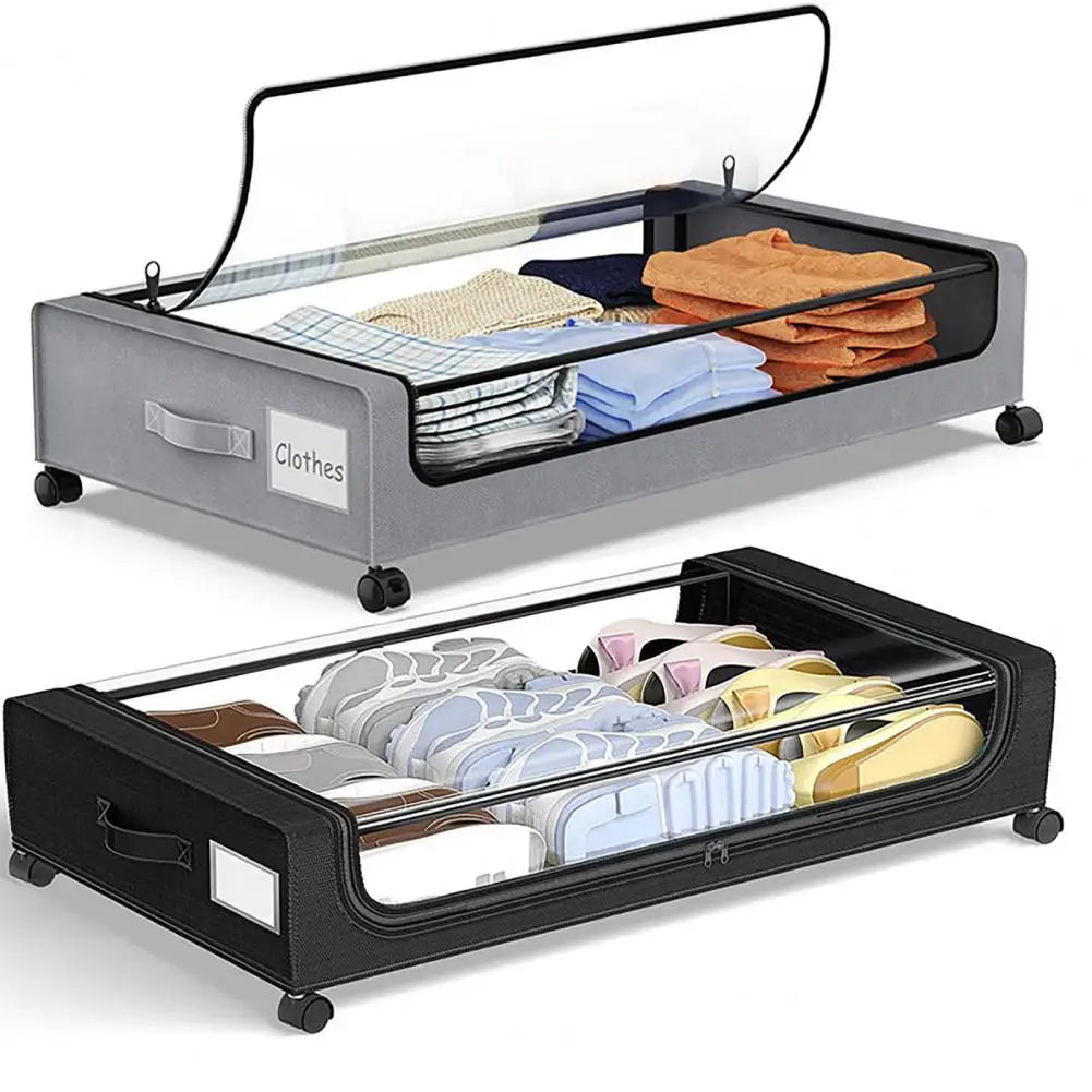 YozBox™ – Tiroirs roulants ultra pratiques pour un rangement discret sous le lit