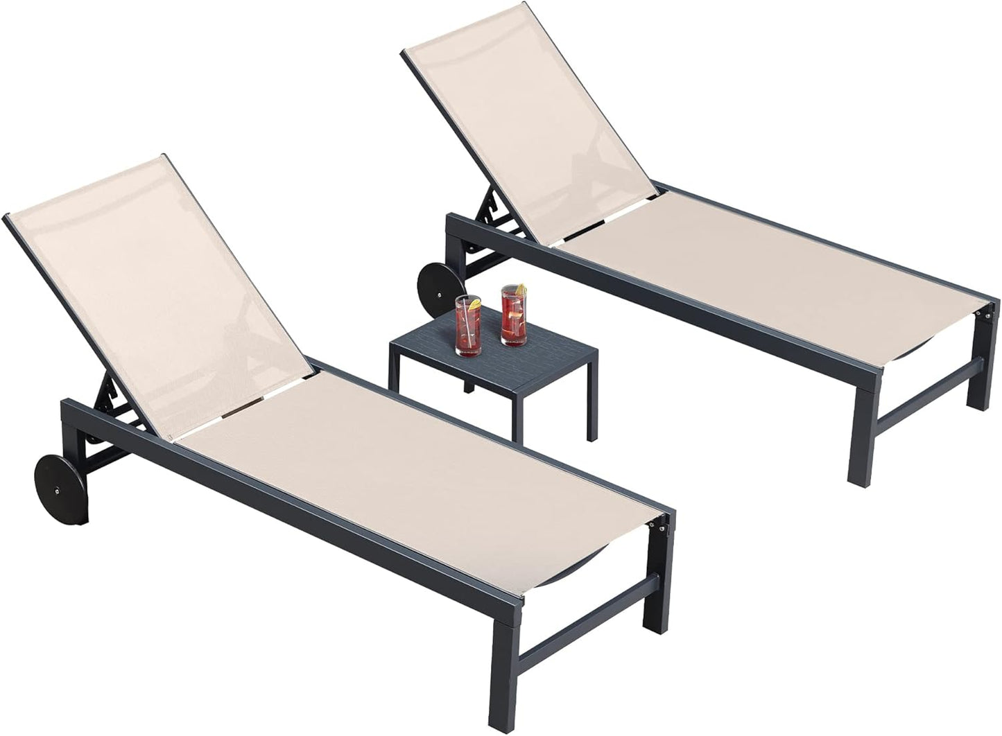 Chaise longue d'extérieur