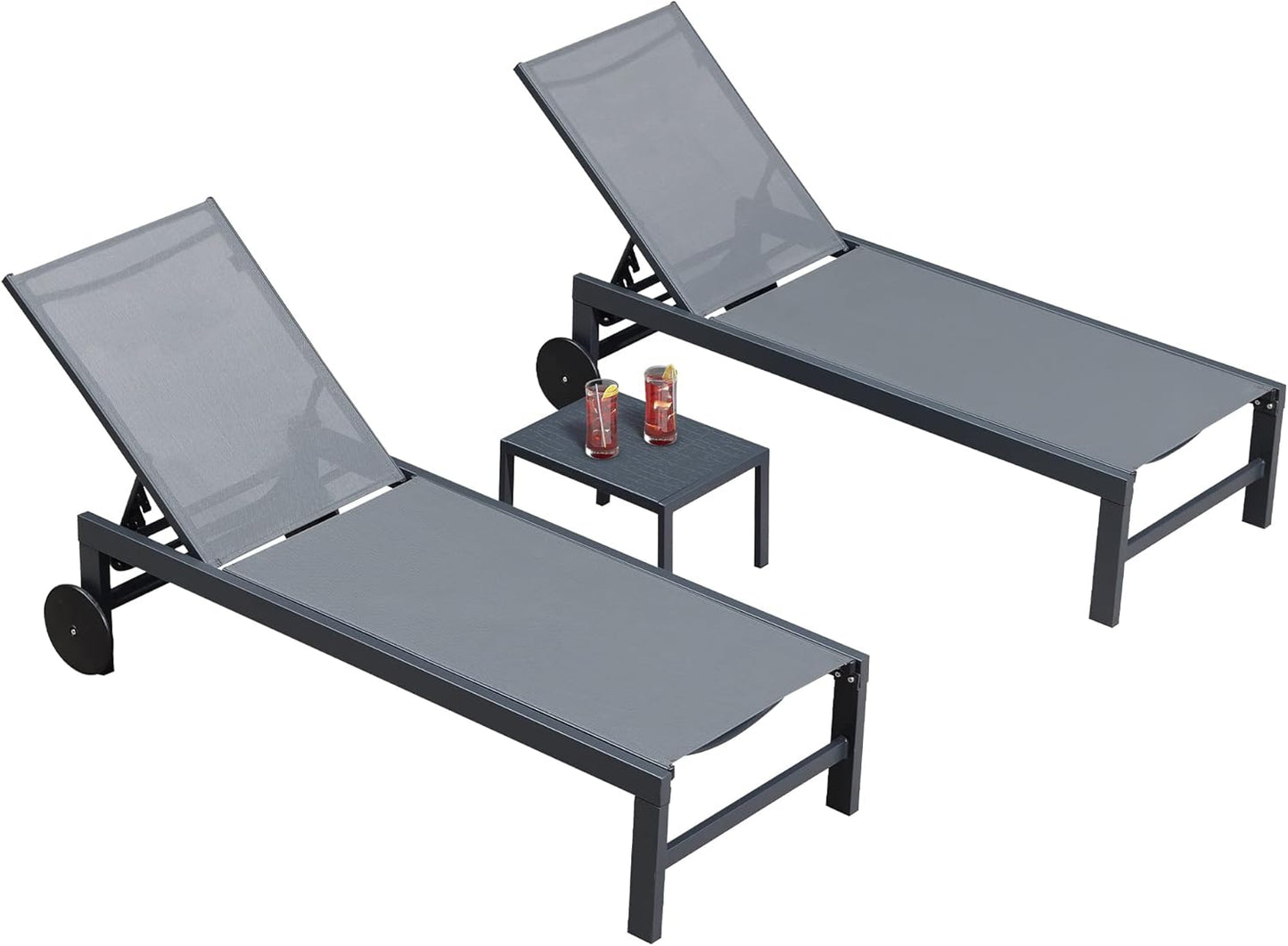 Chaise longue d'extérieur