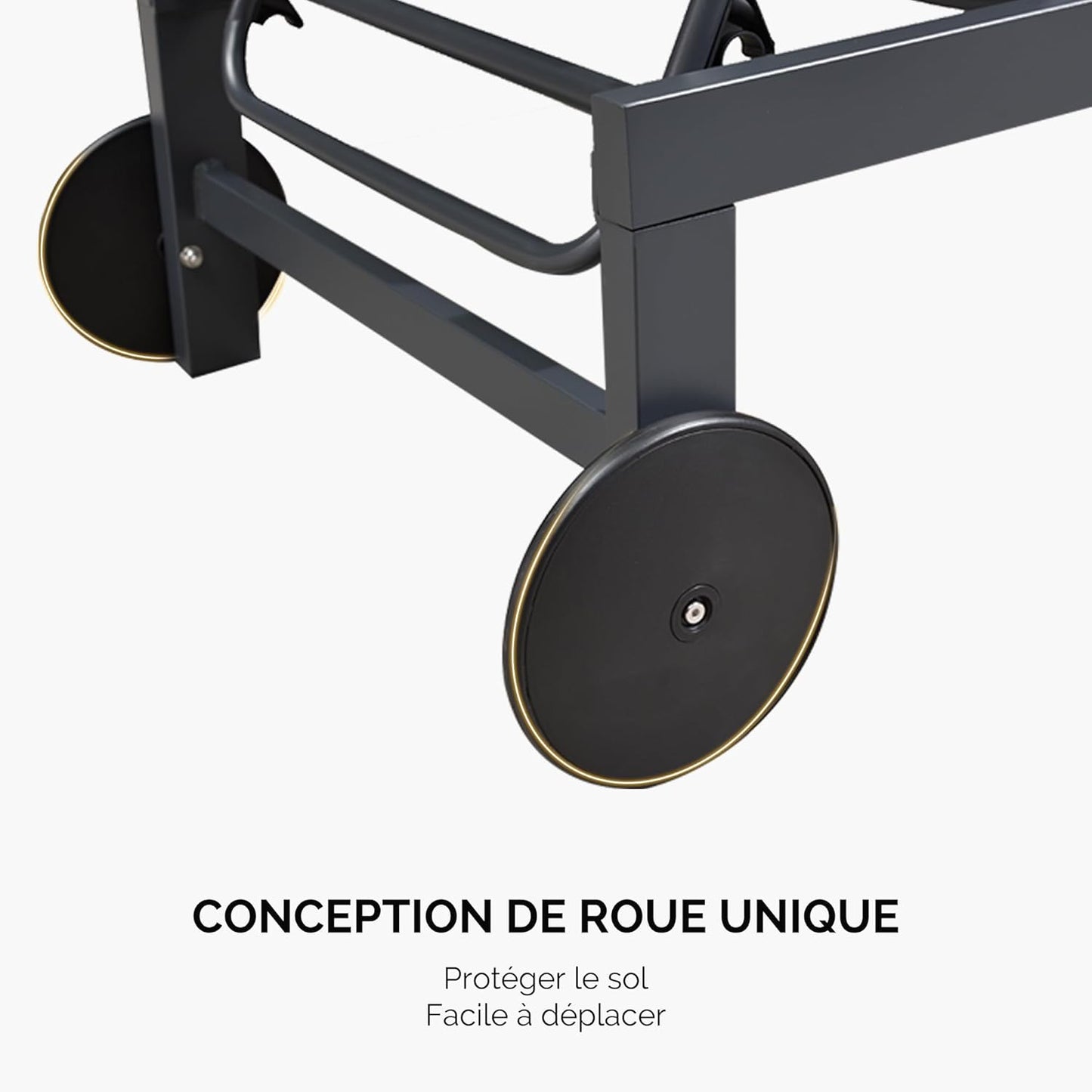 Chaise longue d'extérieur