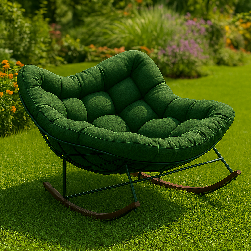 OFFRE 1+1 GRATUIT | Design élégant, détente garantie – Découvrez la chaise à bascule