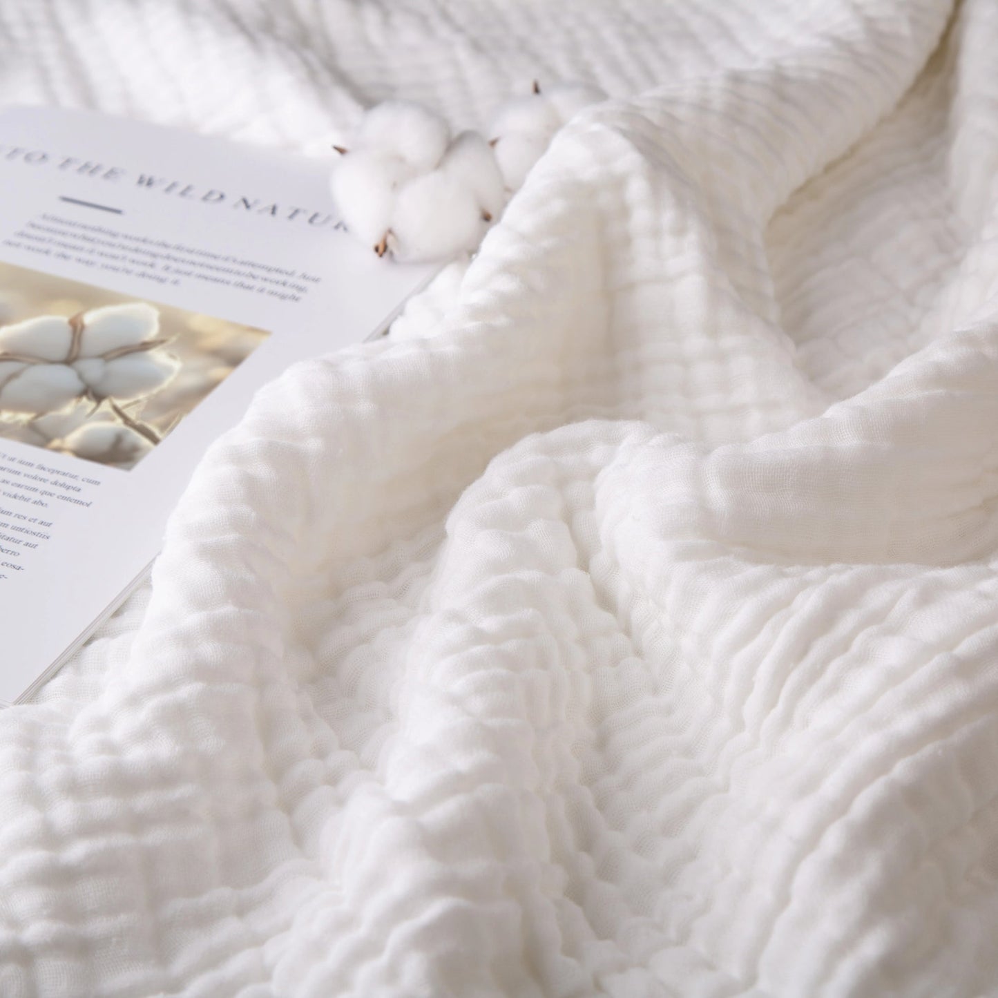 La Couverture en Mousseline – 100 % Coton Mousseline | Recevez-en 2 pour 1