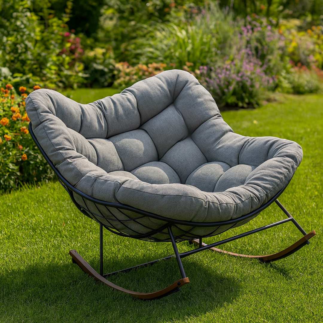 OFFRE 1+1 GRATUIT | Design élégant, détente garantie – Découvrez la chaise à bascule