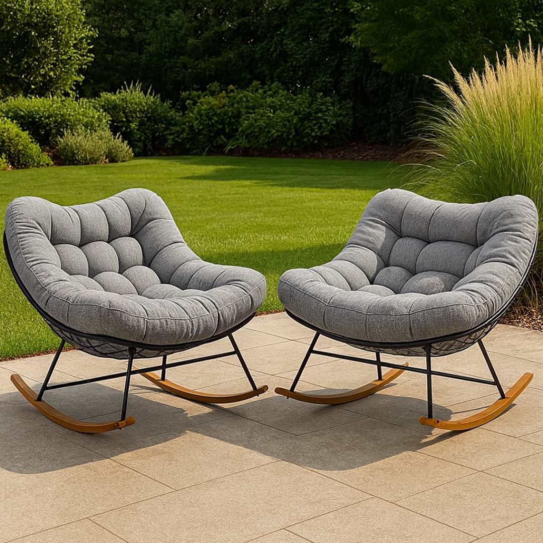 OFFRE 1+1 GRATUIT | Design élégant, détente garantie – Découvrez la chaise à bascule