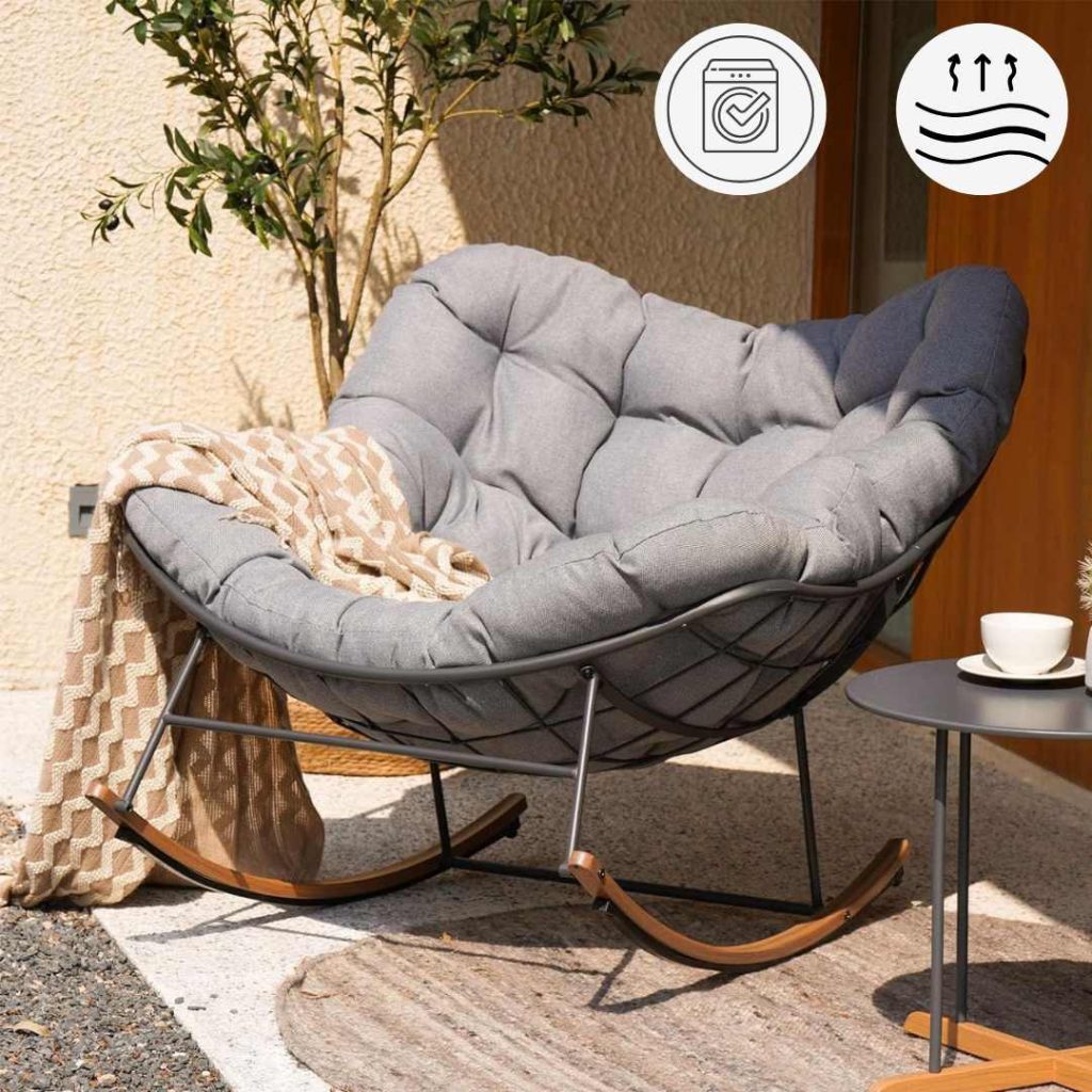 OFFRE 1+1 GRATUIT | Design élégant, détente garantie – Découvrez la chaise à bascule