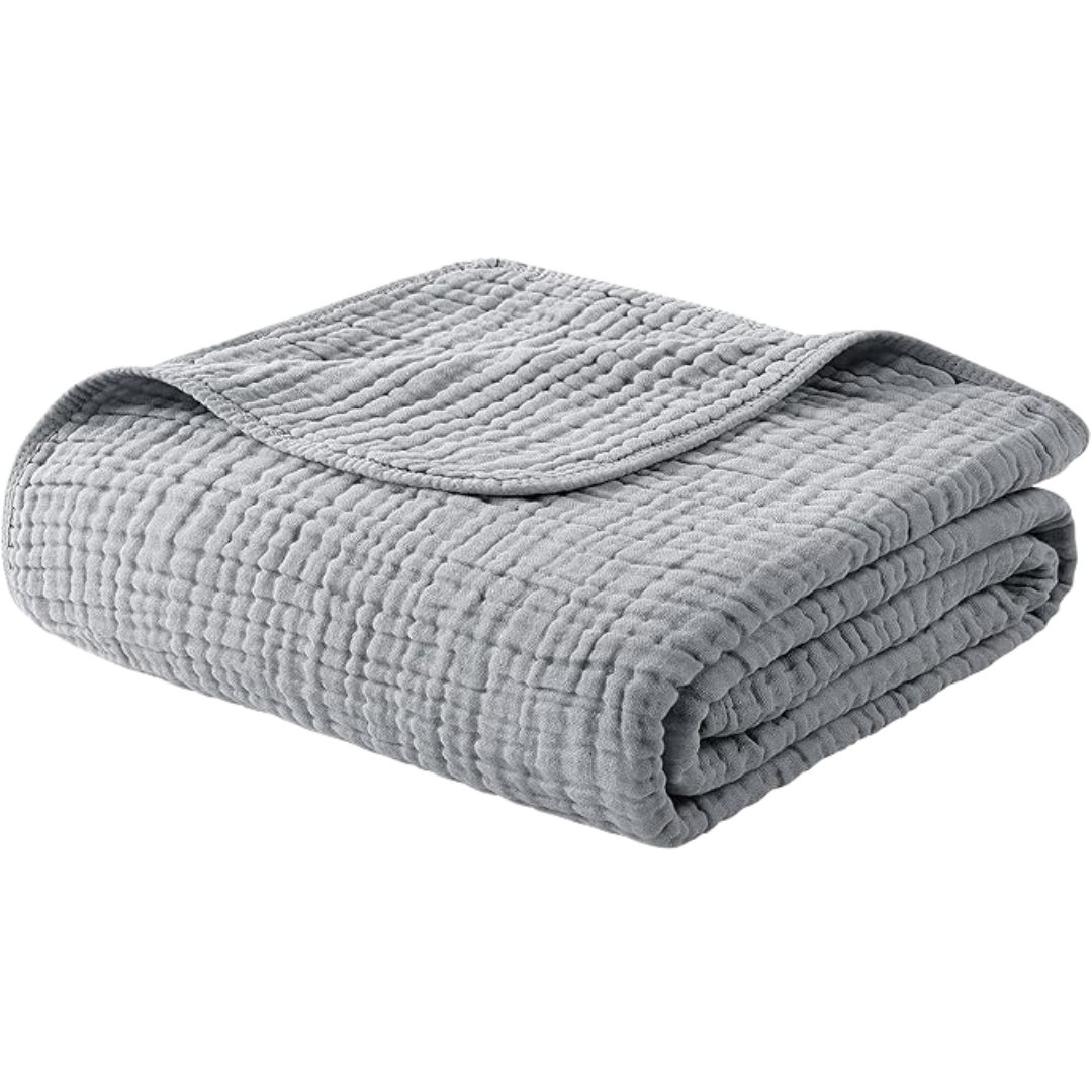 La Couverture en Mousseline – 100 % Coton Mousseline | Recevez-en 2 pour 1