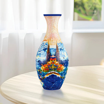 PuzzleVase™ - L'Art du Puzzle Transformé en Vase Unique