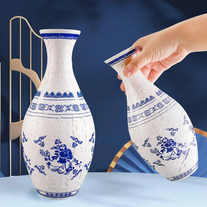 PuzzleVase™ - L'Art du Puzzle Transformé en Vase Unique
