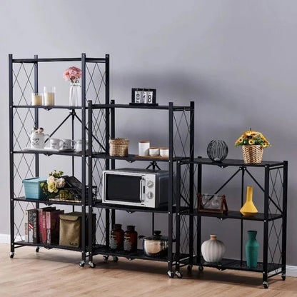FlexiRack™ – L'Étagère Pliable qui S'adapte à Votre Vie